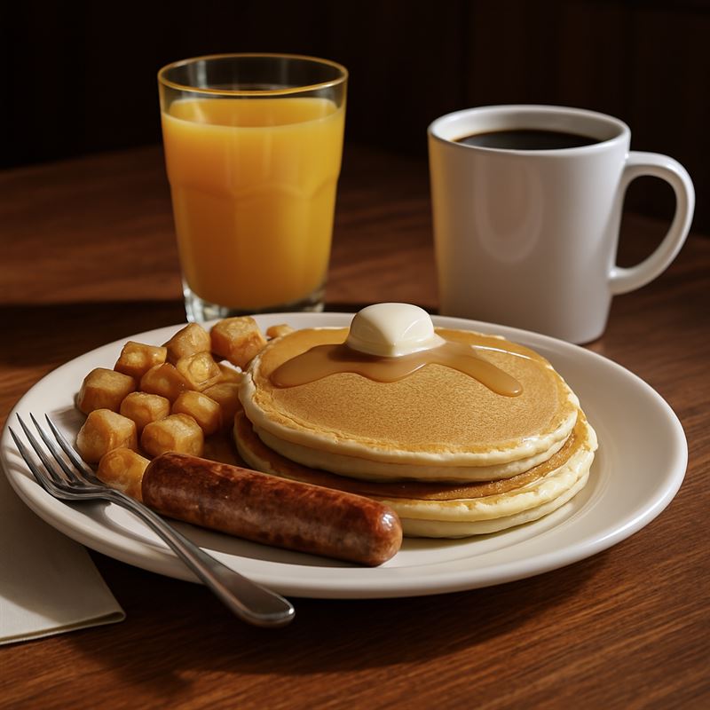 Breakfast dish at Springfield Family Restaurant
